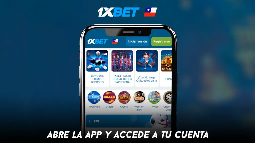 Abre la app y accede a tu cuenta